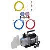 vidaXL vaakumpump 2-suunalise kollektoriga komplekt kliimaseadmetele