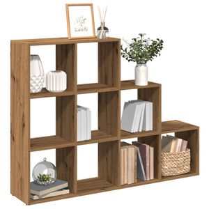vidaXL ruumijagaja 3 korrust, k&auml;sit&ouml;&ouml;tamm, 137,5x29x103,5cm, tehispuit