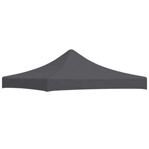 vidaXL peotelgi katus 3 x 3 m, antratsiithall