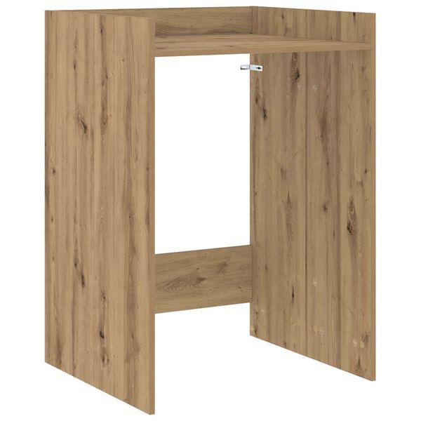 vidaXL Pesumasina kapp Artisani tamme 67,5 x 62 x 97 cm Tehispuit