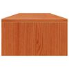 vidaXL monitorialus, vahapruun, 100x27x15 cm, männipuit
