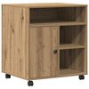 vidaXL Printeri alus k&auml;sit&ouml;&ouml;tamm 60 x 50 x 67 cm Tehispuit