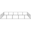 vidaXL koeraaedik, must, 25 m&sup2;, teras
