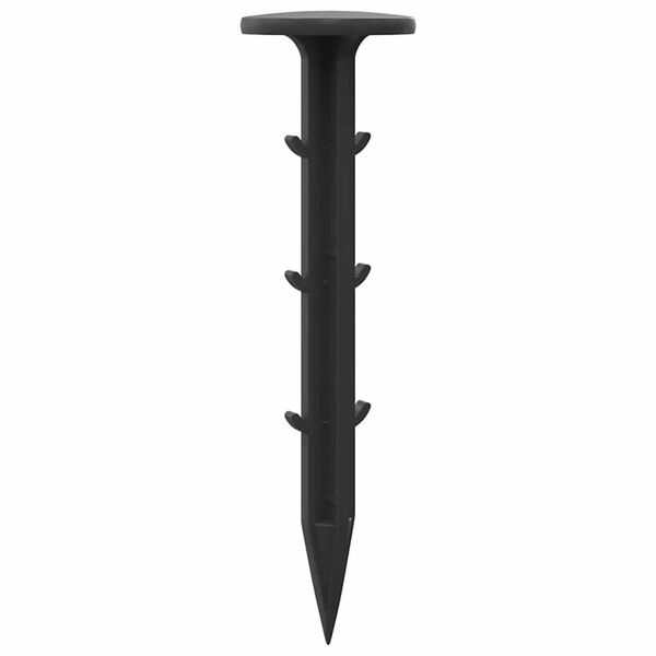 vidaXL Plastik N&otilde;elad 500 pcs Must &Oslash;3 x 11 cm Plastmass