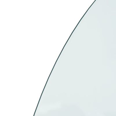 vidaXL kamina klaasplaat, poolümar, 1000x600 mm