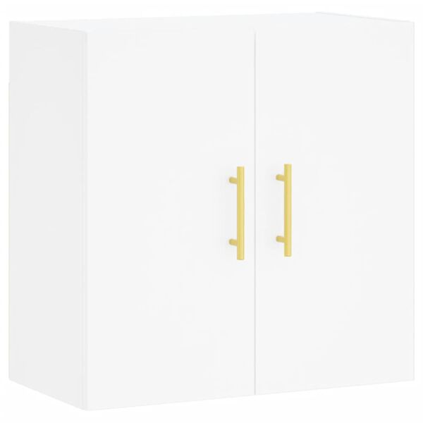 vidaXL seinakapp, valge, 60 x 31 x 60 cm, tehispuit