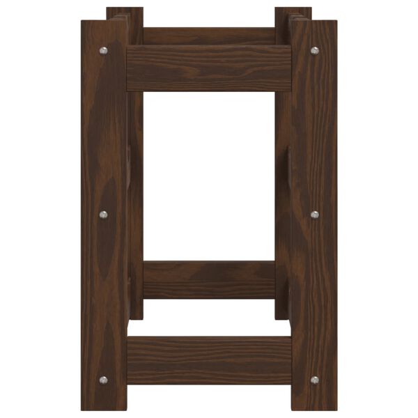 vidaXL veiniriiul 12 pudelile, pruun, m&auml;nnipuit