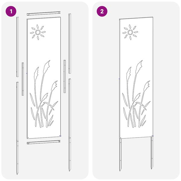 vidaXL Aia privaatsuse kate Oliiviroheline 32 x 140 cm Külmpruun teras
