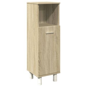 vidaXL vannitoakapp, Sonoma tamm, 30,5x30x95 cm, tehispuit