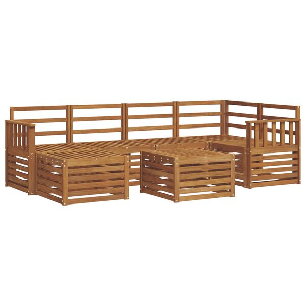 vidaXL Diivanikomplektid Neutraalne Tugev akatsiapuu