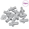 vidaXL Riiuli nael 12 pcs H&otilde;bedane 8,6 x 8,6 x 14,6 mm Teras