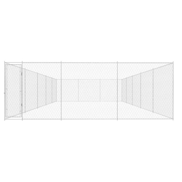 vidaXL koeraaedik, tsingitud teras, 950x570x185 cm