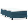 vidaXL Box Vedruvoodi ilma Madratsita Tumesinine 100x210 cm Velvet