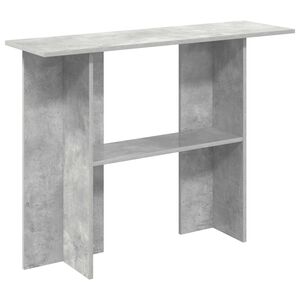 vidaXL Konsoollaud Betoonhall 100 x 30 x 75 cm Tehispuit