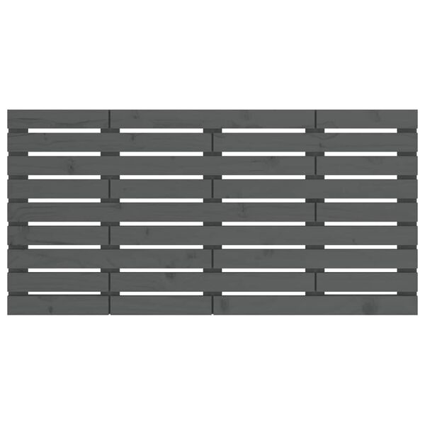 vidaXL seinale kinnitatav voodipeats, hall, 141x3x63 cm, m&auml;nnipuit