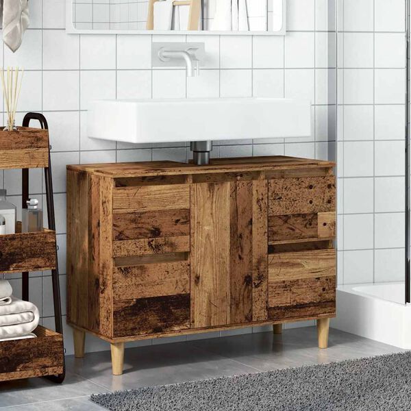vidaXL valamukapp Vana puit 80x33x60 cm Engineered Wood