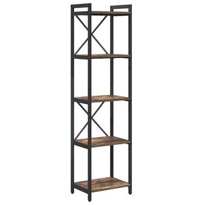vidaXL Raamatukapp Suitsetatud tamm 40 x 30 x 155 cm Tehispuit