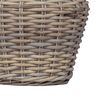 vidaXL Istutuskorv ladustamisega 2 pcs Hall Lacak Rattan