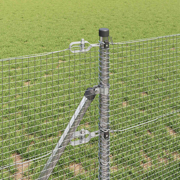 vidaXL Aiapost H&otilde;bedane 25 x 0,6 m (16 x 16 mm v&otilde;rk) Teras