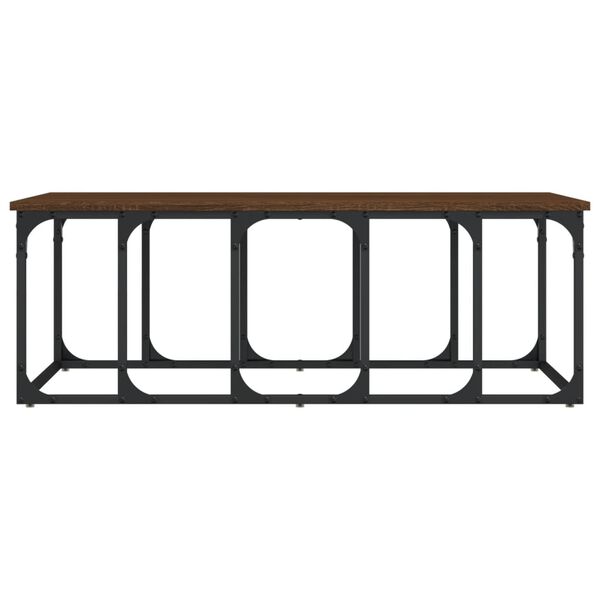 vidaXL kohvilaud, pruun tamm, 100 x 50 x 35,5 cm, tehispuit