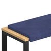 vidaXL Pingipadja Samet Politsei sinine S&uuml;gavus 35 cm
