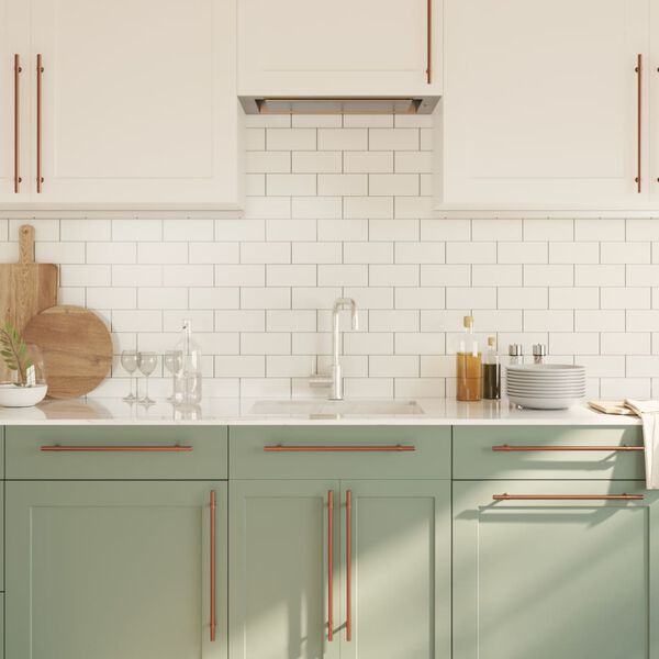 vidaXL kapi k&auml;epidemed 20 tk, pronks, 320 mm, roostevaba teras