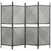 vidaXL aiapaneel, pol&uuml;rotang, 2,4x2 m, antratsiithall