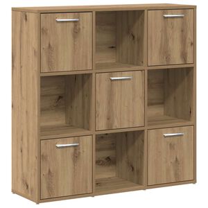 vidaXL raamaturiiul Artisan tamm 90x28x90 cm Engineered Wood