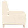 vidaXL Käetugedeta mooduldiivani element 2 pcs cream 55 x 74 x 82 cm