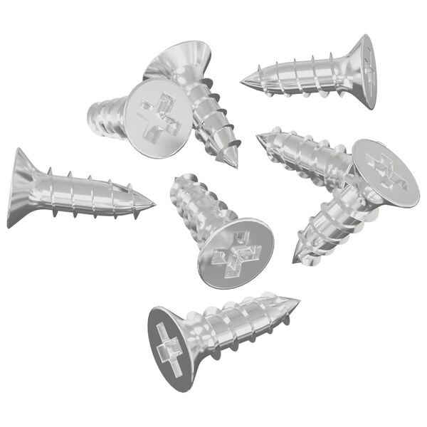 vidaXL Peegli hoidik 2 pcs Nikkel 35 x 30 x 8,3 mm Teras