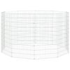 vidaXL loomade aedik 10 paneeli 54x100 cm tsingitud raud