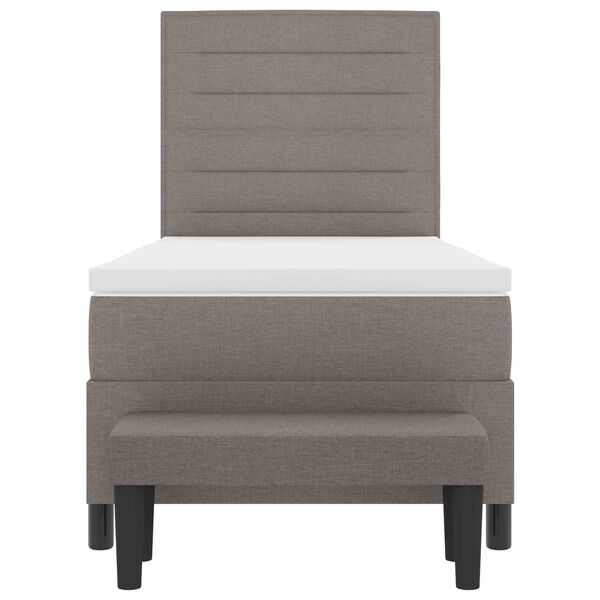 vidaXL Karbi vedrumadrats madratsiga Pruunikashall 90 x 190 cm kangas