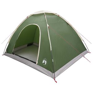 vidaXL Telkimise telk katusega &otilde;huavaga Roheline 275 x 215 x 125 cm