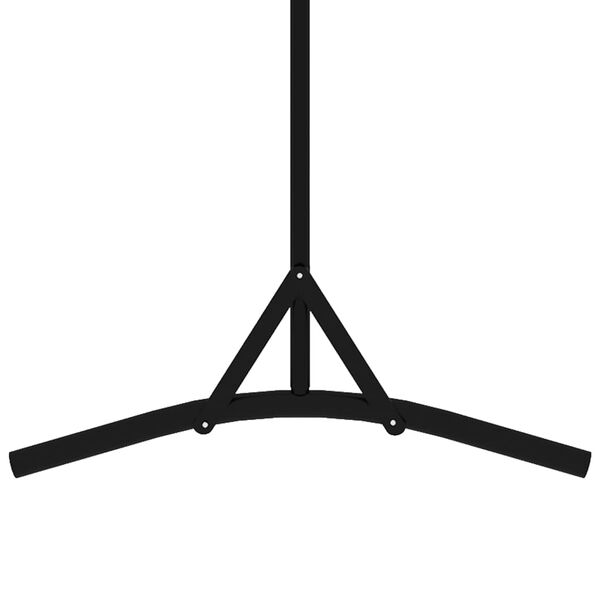 vidaXL ruumijagaja, must, 175 x 180 cm, kangas