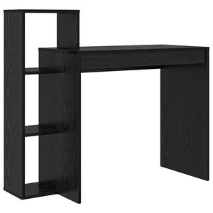 vidaXL Laud Must tamm Tehispuit 100 x 40 x 90 cm