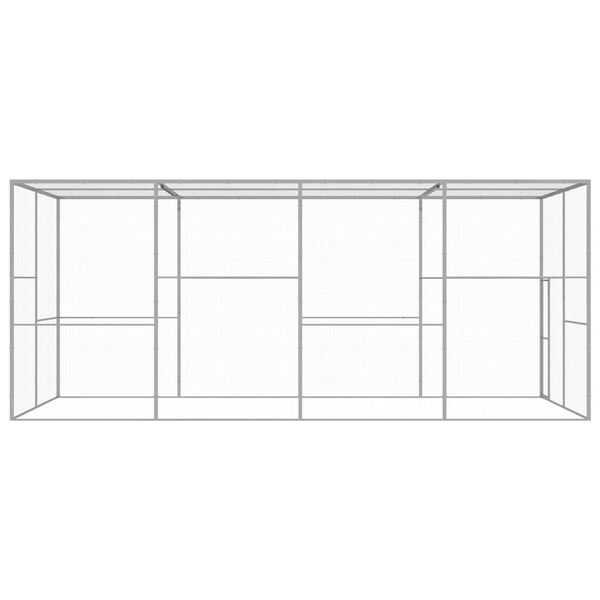 vidaXL kassipuur 6 x 3 x 2,5 m tsingitud teras