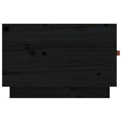 vidaXL kohvilaud, must, 60 x 53 x 35 cm, männipuit