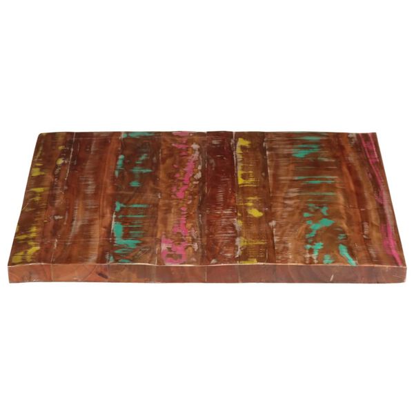 vidaXL lauaplaat, 100x80x3,8 cm, ristk&uuml;likukujuline, taastatud puit