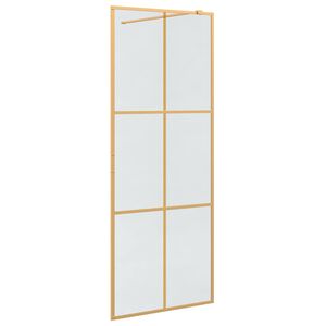 vidaXL K&auml;igurikka du&scaron;isein Kuldne 80 x 195 cm karastatud klaas