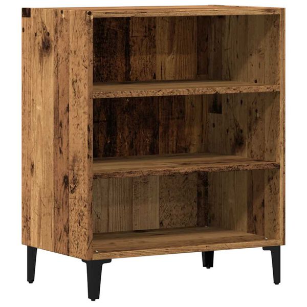 vidaXL puhvetkapp Old Wood 57x35x70 cm Engineered Wood