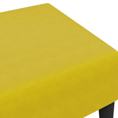 vidaXL jalapink, kollane, 77x55x31 cm, samet