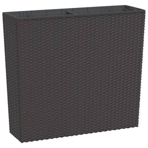 vidaXL taimekast eemaldatava sisuga, pruun, 12/44 l PP-rotang