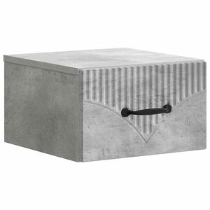 vidaXL Seinale kinnitatav &ouml;&ouml;tis Betoonhall 34,5 x 33 x 20 cm Tehispuit