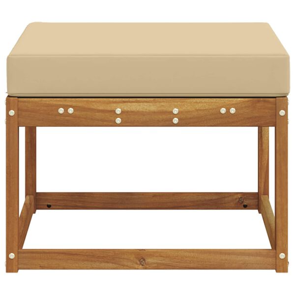 vidaXL V&auml;li jalatoed Tugev akatsiapuu Neutraalne