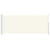 vidaXL lahtit&otilde;mmatav terrassi k&uuml;lgsein, 200 x 500 cm, kreemjas