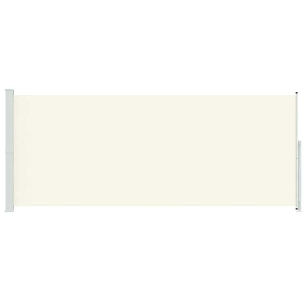 vidaXL lahtit&otilde;mmatav terrassi k&uuml;lgsein, 200 x 500 cm, kreemjas