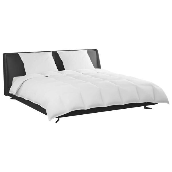 vidaXL Teki komplekt padjaga 3 pcs Valge Down Feather