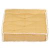 vidaXL euroalustest diivani padi, kollane 73 x 40 x 7 cm