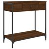 vidaXL konsoollaud, pruun tamm, 75x34,5x75 cm, tehispuit