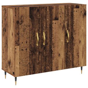 vidaXL K&otilde;ide Vana puit 90 x 34 x 80 cm Tehispuit